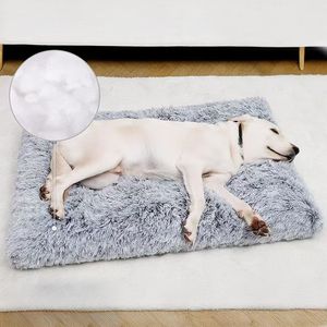 Moderne Winter warm verdickte lange Plüsch umwelt freundliche Hunde bett matte Wasch bare große Sofa matte Soft Sleeping Kennel Pet Supplies - Product Image 2