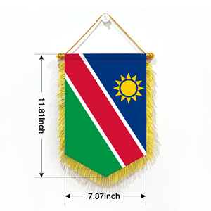 Mini 20x30cm Pennant Car Flags Namibia Wall Decor Display Accessories <b>Small</b> Ornaments for Hanging - Product Image 2