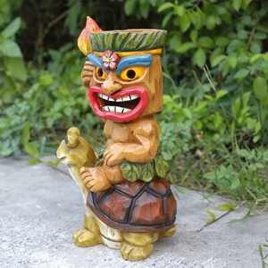 <span class=keywords><strong>รูป</strong></span>ปั้นทิกิพลังงานแสงอาทิตย์พร้อม<span class=keywords><strong>เต่า</strong></span>และคบเพลิง - เอฟเฟกต์ดวงตาเรืองแสง เหมาะสำหรับตกแต่งลานกลางคืนสไตล์ทรอปิคอลและไฟตกแต่งสวน - Product Image 2