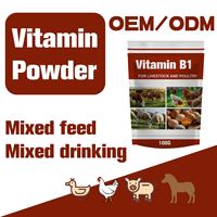 Additif alimentaire Vitamine B1 en poudre Chlorhydrate de thiamine HCL Supplément de qualité alimentaire pour le bétail, la volaille et les animaux