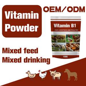 Vitamina B1 Polvo HCL Clorhidrato de tiamina Grado de alimentación VB1 Aditivo de alimentación en polvo para ganado y aves de corral Suplemento de animales - Product Image 3