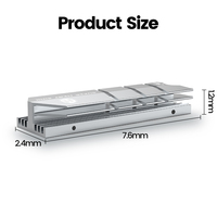Dissipateur thermique OEM M2 SSD NVME NGFF 2280 refroidisseur en aluminium haute conductivité thermique refroidissement de la plaquette de silicium accessoires informatiques