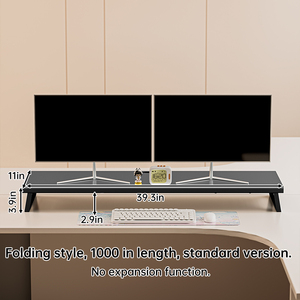 1000 mới đơn giản gấp Màn hình máy tính đứng với 90 độ nghiêng không cần cài đặt yêu cầu làm bằng thép - Product Image 2