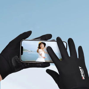 Thin Anti UV Protective Outdoor Sport Fishing Gloves Breathable Ice Slip Racing Gloves for Motorcycle Riding Touch Screen - Product Image 3