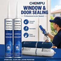 Mastic acrylique extérieur pour chantier, réparation de fissures, peignable, lisse, pour joints de plinthes, mastic acrylique pratique