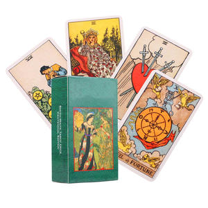 Benutzer definierte <span class=keywords><strong>Tarot</strong></span> karten Russische Espanol-Sprache Drucken von englischen <span class=keywords><strong>Tarot</strong></span> karten mit Reiseführer - Product Image 1