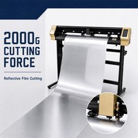 Traceur de découpe vinyle VA48-SF avec caméra de détection de force 2000g pour films réfléchissants et étiquettes, largeur de gravure 1350mm