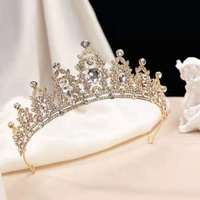 Kinder legierung Krone Kopf bedeckung Haarschmuck für Mädchen Geburtstag Leistung Stirnband Prinzessin Kleid Accessoires Hohe Qualität