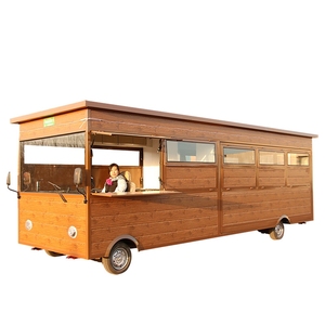 Chariot de vente ambulante de restauration rapide de grande capacité de 7 m de long, chariot de vente ambulante de collations électriques pour le petit-déjeuner, à vendre en Europe, kiosque à glaces - Product Image 1