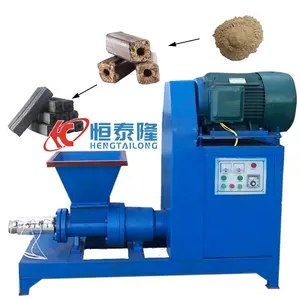 Máquina de fabricación de briquetas de carbón de cáscara de coco de bambú astillas de madera a precio de fábrica