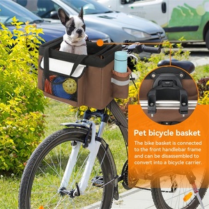 Nuevo Asiento Elevador Personalizado para Perros Pequeños y Medianos, Gatos y Gatitos, con Correa de Seguridad, Mochila Transportadora para Perros, <span class=keywords><strong>Cesta</strong></span> para Bicicleta para Mascotas - Product Image 5