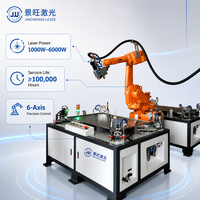 Machine de soudage laser robotisée automatique pour la production en série de tubes en acier inoxydable, avec soudure à joint lisse à faible apport de chaleur