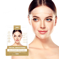 Patchs transparents auto-adhésifs en silicone naturel et organique pour le visage, le cou, le front et les yeux - Anti-rides, anti-âge, cicatrisant