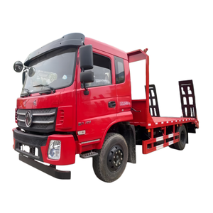 Camion <span class=keywords><strong>de</strong></span> <span class=keywords><strong>transport</strong></span> à plateau plat Dongfeng K6 4x2 avec rampe hydraulique, camion porte-voitures, transporteur <span class=keywords><strong>de</strong></span> véhicules lourds pour l'exportation - Product Image 1