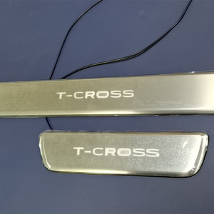 Kit carrozzeria personalizzato accessori per auto <span class=keywords><strong>esterno</strong></span> portiera a led Scuff davanzale porta led piastre per TRACKER - Product Image 3