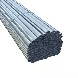 ASTM A795 A53 Grade B Sch10 Sch40 extrémités rainurées en acier au carbone, tuyau en fer galvanisé soudé ERW