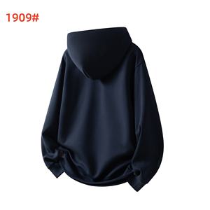 사용자 정의 솔리드 패턴 남성 여성 플러스 사이즈 겨울 양털 안티 주름 스웨터 캥거루 포켓 후드 칼라 까마귀 - Product Image 6