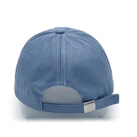 Jeans économiques en denim bleu design brodé sur mesure séchage rapide couleur unie drôle créer des chapeaux de papa bleus en gros