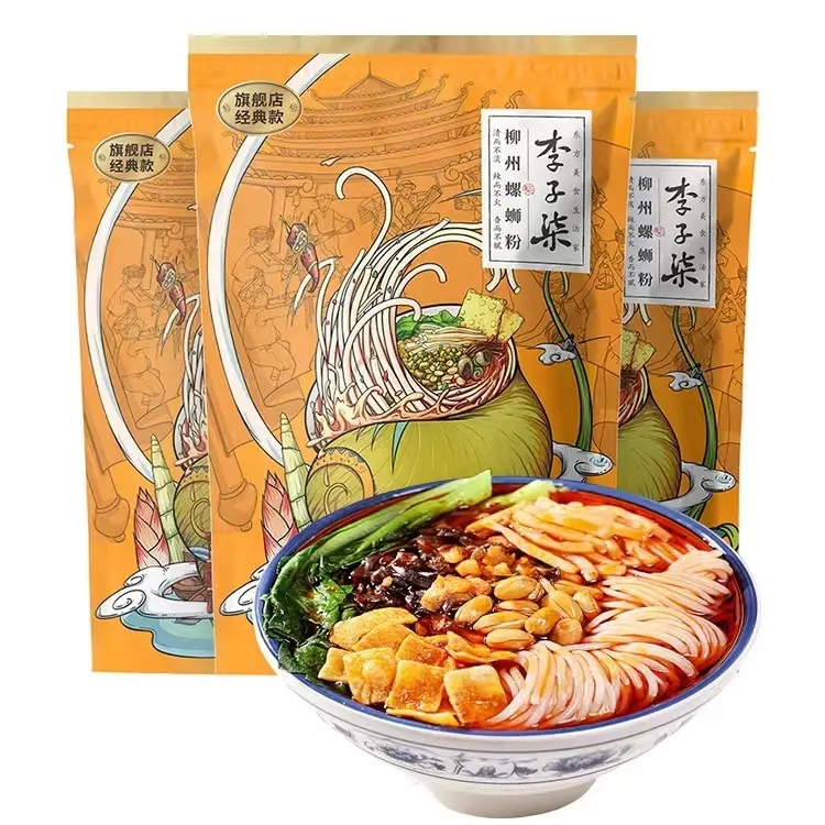 थोक मूल्य liziqi Liuzhou नदी घोंघे चावल नूडल्स luosifen घोंघा नूडल्स गर्म और खट्टा चावल नूडल्स 335g