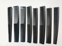 Ensemble de peignes professionnels pour cheveux, antistatiques, résistants à la chaleur, peignes à queue de rat pour la coupe et le coiffage, pour salon, logo personnalisé