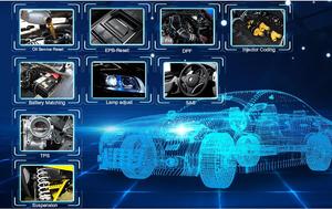 เครื่องสแกนรถยนต์ระบบ KW450น้ำมันทุกระบบสำหรับรถยนต์ VAG ขัดเงาสเปนภาษาอังกฤษ - Product Image 5