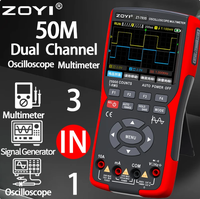Stock ZT-703S 3in1 Dual-channel Oscilloscope Digital Multi Meter Multimeter Signal Generator Three-in-one High Precision Tester