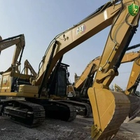 Excavatrice sur chenilles CAT 330GC d'occasion, 30 tonnes, force de creusement élevée, adaptée à la construction routière, aux travaux de fondation et aux travaux en carrière