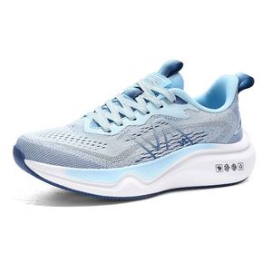 Weshine Sneaker Manufacture : Baskets décontractées en maille pour hommes, personnalisables en gros, avec empeigne en tricot Flyknit, design de chaussures de course pour hommes et femmes - Product Image 3