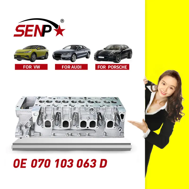 SENP ENGINE PARTS Cylinder head BNZ BPC BAC 2.5 TDI 2461cc diesel 10V L5 for VW Crafter Transporter Touareg Multivan 070103063D