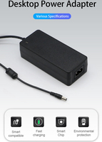 Adaptateur secteur AC/DC 24V 2.5A 60W pour ordinateur de bureau, certifié CE RoHS, avec prises EU, UK, US, AU, pour équipement informatique périphérique, fabricant OEM