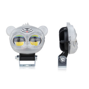 LELANPU - Proyector LED para Coche, 12 V, Tamaño Mini, para Camioneta Todoterreno, Color RGB, Forma de Cabeza de León, 12 W, 2 Lentes, Luz de Trabajo - Product Image 1