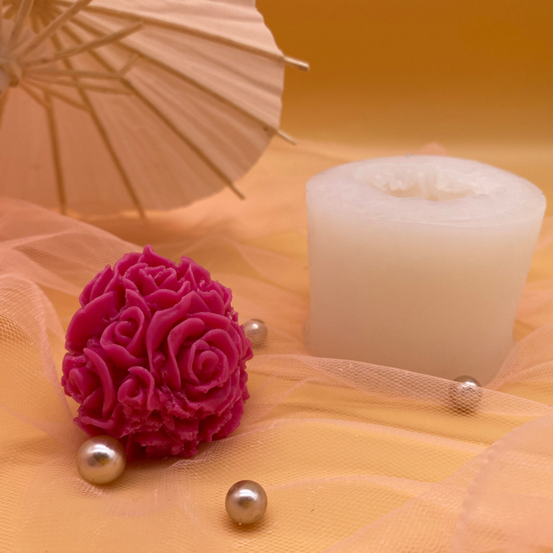 Шар Роза торт мыло формы ремесло формы DIY Свечи силиконовые формы