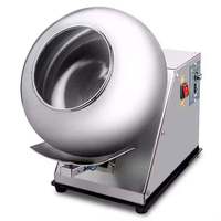 Bonbons enrobant Chocolat petite machine d'enrobage de hamburger aux arachides Vente industrielle Ours gommeux enrobé de sucre automatique commercial