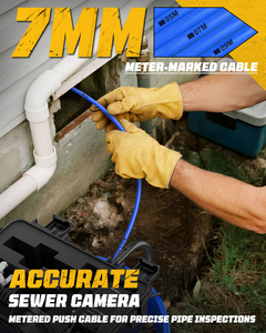 <span class=keywords><strong>Caméra</strong></span> d'inspection de <span class=keywords><strong>canalisation</strong></span> 1080P à nivellement automatique, câble de 7 mm, <span class=keywords><strong>caméra</strong></span> vidéo <span class=keywords><strong>pour</strong></span> égouts, <span class=keywords><strong>caméra</strong></span> d'inspection de tuyaux de drainage, <span class=keywords><strong>caméra</strong></span> <span class=keywords><strong>endoscopique</strong></span> industrielle - Product Image 3