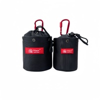Sac de ceinture magnétique en métal pour outils, vente en gros d'usine, capacité 1kg, 120x100mm, modèle QZ-YB098, menuiserie