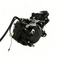 Moteur Zongshen ZS190 W190 190cc horizontal à 2 soupapes, refroidi par huile, 4 temps, ZS1P62YML-2, démarrage électrique et au kick, pour moto tout-terrain.