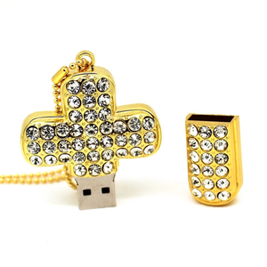 Best Selling Jewelry <strong>Cross</strong> <strong>Usb</strong> Flash <strong>Drive</strong> Popular <strong>Necklace</strong> Pendrive With Custom Logo - Product Image 1