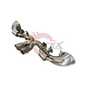 Sistema de Escape Catback Valvetronic de Alto Rendimiento para Porsche 911 992 GT3 4.0L, en Acero Inoxidable 304 con Acabado Espejo - Product Image 5