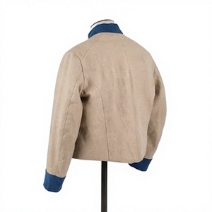 Chaqueta de Lana Vintage para Hombre, Cuello Alto, Cierre de Botones, Corte Regular, para Invierno, Personalizable con Logotipo OEM - Product Image 4