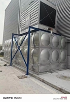 Top Quality High Productivity Steel Frame Stainless Steel 304 Stainless Steel Water Tank