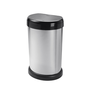 Cestino per Rifiuti con Coperchio Touch 30 Litri in Acciaio Inossidabile per Cucina e Bagno - Product Image 1