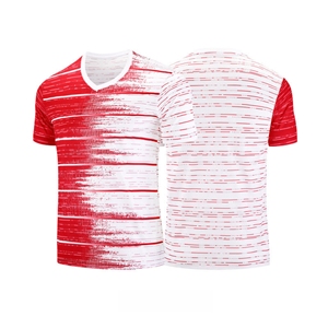 Groothandel volwassen unisex sportjersey trainingsshirt sneldrogend ademend 100% polyester shirts tops aangepaste teamnaam/nummer - Product Image 2