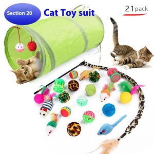 Toptan sıcak satış çevre dostu 20-Piece kedi kedi kendini eğlence Pet ürünleri için oyuncak seti - Product Image 2