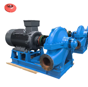 Bơm hút đôi một tầng ES200-320 ngang với động cơ 45Kw để tưới tiêu và Thiết kế trường hợp chia nông nghiệp - Product Image 3