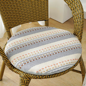 Cotton Linen Seat Cushion Thickened Removable Washable Sponge-filled <b>Chairs</b> Stool <b>Chair</b> <b>Pad</b> Solid Color Home Decor - Product Image 4