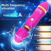 Mini bâton vibrant AV, dispositif de masturbation féminine, bâton de massage, stimulation du point G, jouet sexuel portable pour adultes, bruit de 50 dB