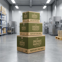 Boîtes en carton pour emballages alimentaires industriels personnalisés, finition de laminage mat UV, vente en gros, boîtes en carton ondulé pour aliments
