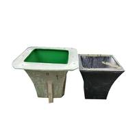 Pot de fleur matériel en fibre de verre grand ciment béton jardin extérieur en fibre de verre pots de fleur moules pour grands jardinières en béton de ciment