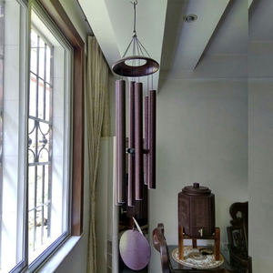 กระดิ่งลมโลหะสีบรอนซ์กลางแจ้งขนาด45นิ้วของตกแต่งสวนที่มีความเห็นอกเห็นใจเพลงที่ระลึกทำจากอลูมิเนียมและเหล็ก - Product Image 4