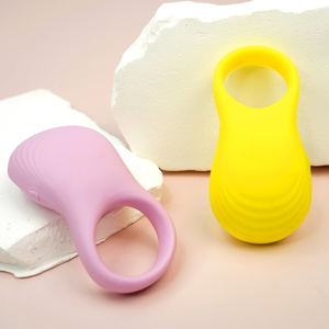 Tijdvertraging Vibrerende Cockring Met Massager Siliconen Seksspeeltjes Stil Dc Geladen Penis Ringen Vibrator 10 Snelheden - Product Image 2
